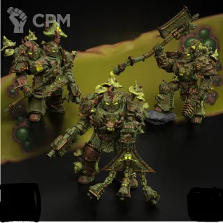 Описание картинки Plague Marines - алт от Destr по цене 1 500руб | Свободный Рынок Миниатюр - СРМ
