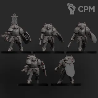 Описание картинки Warden Heavy Armour от Manufactorum76 по цене 500руб | Свободный Рынок Миниатюр - СРМ