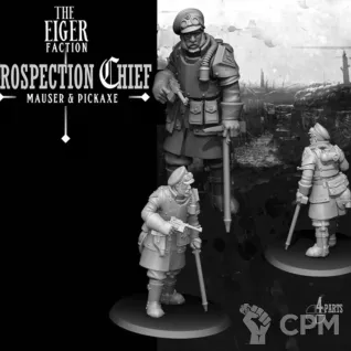 Описание картинки The Eiger Faction Heroes от Manufactorum76 по цене 740руб | Свободный Рынок Миниатюр - СРМ