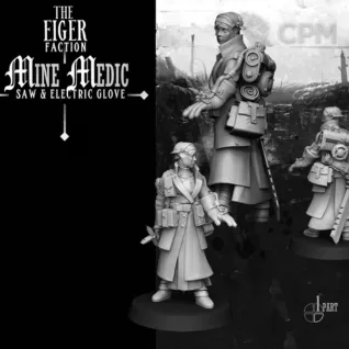 Описание картинки The Eiger Faction Heroes от Manufactorum76 по цене 740руб | Свободный Рынок Миниатюр - СРМ