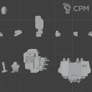 Описание картинки CastraFerrum Dreadnought от MrMetalHorror по цене 1 100руб | Свободный Рынок Миниатюр - СРМ