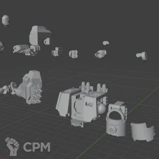 Описание картинки CastraFerrum Dreadnought от MrMetalHorror по цене 1 100руб | Свободный Рынок Миниатюр - СРМ