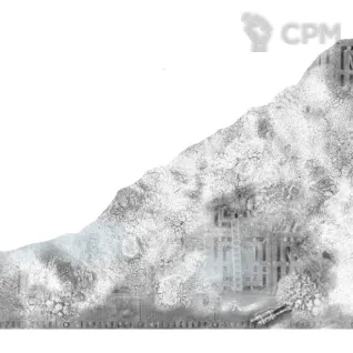 Описание картинки Футпринты - подложки для террейна (11ed GW layout) Death World Snow от WebWay Аксессуары по цене 1 950руб | Свободный Рынок Миниатюр - СРМ