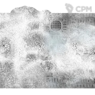Описание картинки Футпринты - подложки для террейна (11ed GW layout) Death World Snow от WebWay Аксессуары по цене 1 950руб | Свободный Рынок Миниатюр - СРМ