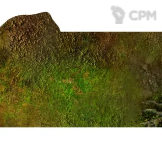 Описание картинки Футпринты - подложки для террейна (11ed GW layout) Death World Jungle от WebWay Аксессуары по цене 1 950руб | Свободный Рынок Миниатюр - СРМ
