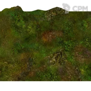 Описание картинки Футпринты - подложки для террейна (11ed GW layout) Death World Jungle от WebWay Аксессуары по цене 1 950руб | Свободный Рынок Миниатюр - СРМ
