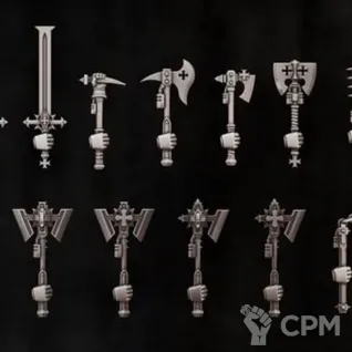 Описание картинки Black Templars bits от Destr по цене 1 000руб | Свободный Рынок Миниатюр - СРМ
