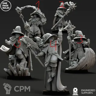 Описание картинки Master Mage / Empire Wizard / Маг / Колдун / Чарадей от MrMetalHorror по цене 275руб | Свободный Рынок Миниатюр - СРМ