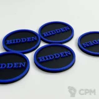 Описание картинки Токены Hidden Warhammer 40000 5 шт в комплекте от DREAMCUBE по цене 300руб | Свободный Рынок Миниатюр - СРМ