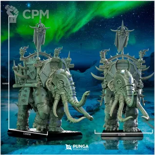 Описание картинки War Mammoth от Manufactorum76 по цене 3 500руб | Свободный Рынок Миниатюр - СРМ