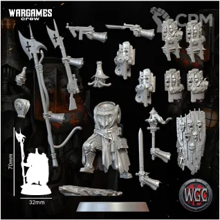 Описание картинки Pontifical Ash-Inquisitor от Manufactorum76 по цене 400руб | Свободный Рынок Миниатюр - СРМ