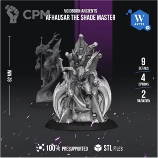 Описание картинки Afhausar The Shade Master от Manufactorum76 по цене 625руб | Свободный Рынок Миниатюр - СРМ
