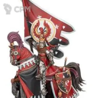 Описание картинки Mounted Battle Standard Bearer - Скан от MrMetalHorror по цене 450руб | Свободный Рынок Миниатюр - СРМ