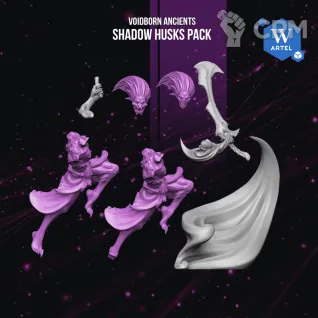 Описание картинки Shadow Husks Pack от WebWay 3D по цене 1 300руб | Свободный Рынок Миниатюр - СРМ