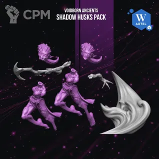 Описание картинки Shadow Husks Pack от WebWay 3D по цене 1 300руб | Свободный Рынок Миниатюр - СРМ