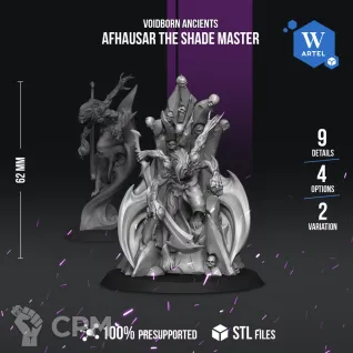 Описание картинки Afhausar The Shade Master от WebWay 3D по цене 480руб | Свободный Рынок Миниатюр - СРМ