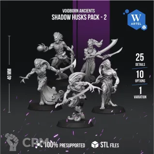 Описание картинки Shadow Husks  - 2 от Manufactorum76 по цене 1 000руб | Свободный Рынок Миниатюр - СРМ