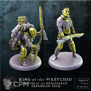 Описание картинки King of the Wretched - Slaves of the Heresiarch от Manufactorum76 по цене 320руб | Свободный Рынок Миниатюр - СРМ