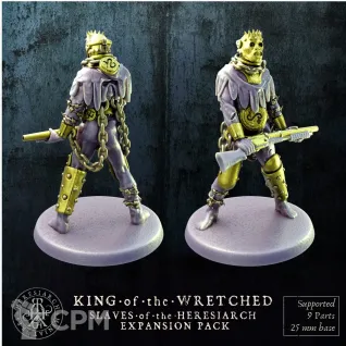 Описание картинки King of the Wretched - Slaves of the Heresiarch от Manufactorum76 по цене 320руб | Свободный Рынок Миниатюр - СРМ