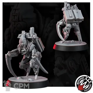Описание картинки IMPERIAL HIVE PREACHER WITH RETINUE от Manufactorum76 по цене 600руб | Свободный Рынок Миниатюр - СРМ