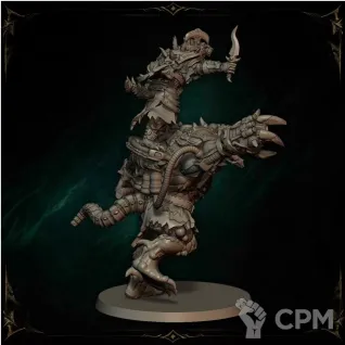 Описание картинки Vermin Lord On Brute от Manufactorum76 по цене 800руб | Свободный Рынок Миниатюр - СРМ