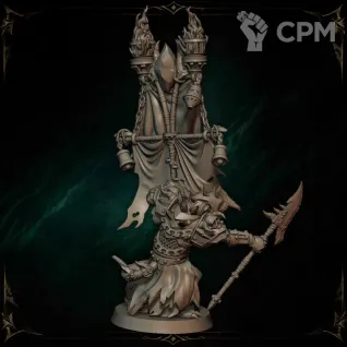 Описание картинки Clan Leader от Manufactorum76 по цене 200руб | Свободный Рынок Миниатюр - СРМ