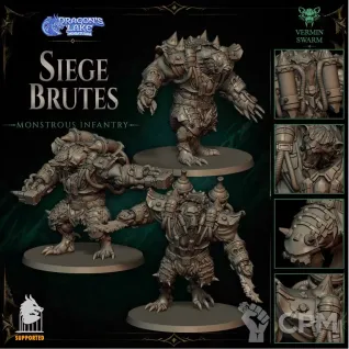 Описание картинки Siege Brutes от Manufactorum76 по цене 800руб | Свободный Рынок Миниатюр - СРМ