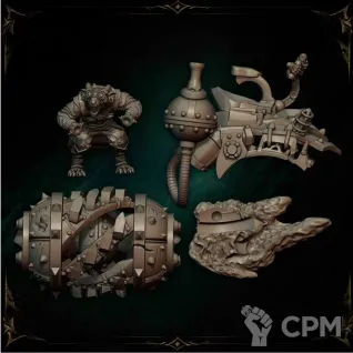 Описание картинки Roller Of Perdition от Manufactorum76 по цене 2 500руб | Свободный Рынок Миниатюр - СРМ