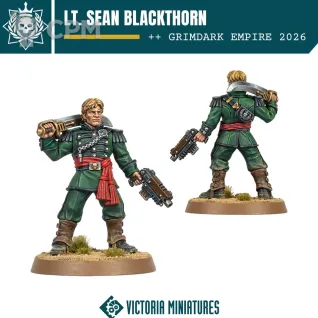 Описание картинки Lt. Sean Blackthorn от Manufactorum76 по цене 160руб | Свободный Рынок Миниатюр - СРМ