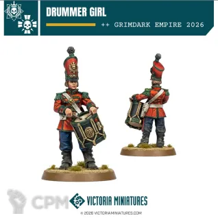 Описание картинки Drummer Girl от Manufactorum76 по цене 160руб | Свободный Рынок Миниатюр - СРМ