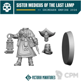Описание картинки Sister Medicus of the Last Lamp от Manufactorum76 по цене 160руб | Свободный Рынок Миниатюр - СРМ