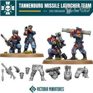 Описание картинки Victorian/Tannenburg Missile Launcher Team от Manufactorum76 по цене 350руб | Свободный Рынок Миниатюр - СРМ