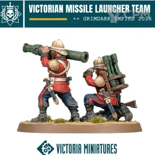 Описание картинки Victorian/Tannenburg Missile Launcher Team от Manufactorum76 по цене 350руб | Свободный Рынок Миниатюр - СРМ