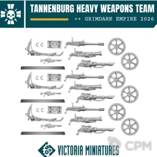 Описание картинки TANNENBURG/VICTORIAN HEAVY WEAPONS TEAM от Manufactorum76 по цене 500руб | Свободный Рынок Миниатюр - СРМ