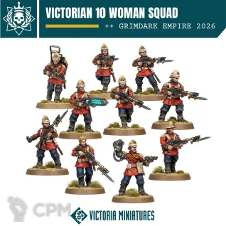 Описание картинки Tannenburg/Victorian Woman Squad от Manufactorum76 по цене 150руб | Свободный Рынок Миниатюр - СРМ