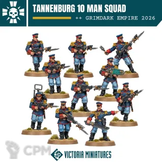 Описание картинки Tannenburg/Victorian squad от Manufactorum76 по цене 150руб | Свободный Рынок Миниатюр - СРМ