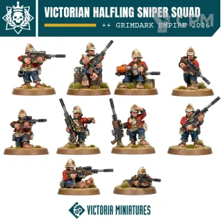 Описание картинки HALFLING SNIPERS от Manufactorum76 по цене 1 500руб | Свободный Рынок Миниатюр - СРМ