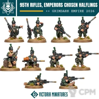 Описание картинки HALFLING SNIPERS от Manufactorum76 по цене 1 500руб | Свободный Рынок Миниатюр - СРМ
