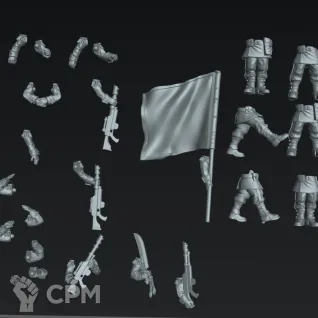 Описание картинки PARADE PACKS от Manufactorum76 по цене 150руб | Свободный Рынок Миниатюр - СРМ