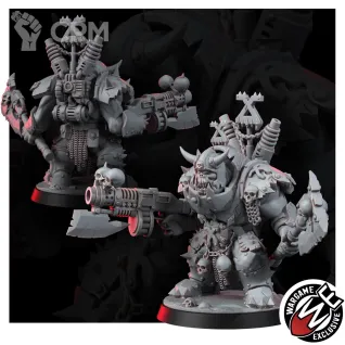 Описание картинки ORK KHORK MEGAGORENOBBAZ SKULLKRUSHAZ от Manufactorum76 по цене 1 750руб | Свободный Рынок Миниатюр - СРМ