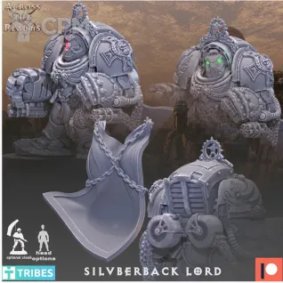 Описание картинки Silverback Lord от Manufactorum76 по цене 550руб | Свободный Рынок Миниатюр - СРМ