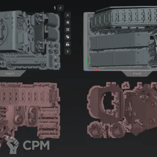 Описание картинки Rogal Dorn Battle Tank от koksee по цене 2 500руб | Свободный Рынок Миниатюр - СРМ