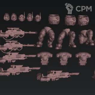 Описание картинки Eliminator squad от koksee по цене 500руб | Свободный Рынок Миниатюр - СРМ
