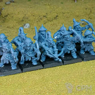 Описание картинки Steppe Goblin with bows от GaRRo по цене 1 200руб | Свободный Рынок Миниатюр - СРМ