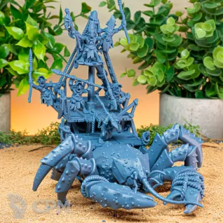 Описание картинки Mounted Coast Goblins on Giant Crab от GaRRo по цене 3 000руб | Свободный Рынок Миниатюр - СРМ