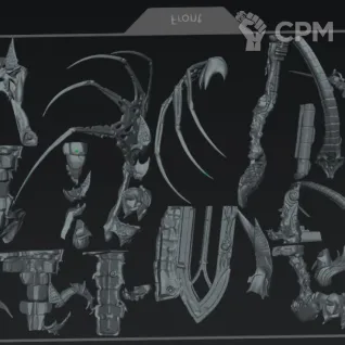 Описание картинки Lauka Vai Mother of Nightmares and Vengorian Lord от R.E.print по цене 890руб | Свободный Рынок Миниатюр - СРМ