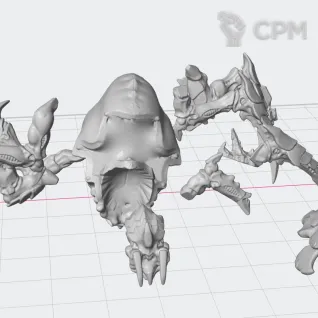 Описание картинки Biovore (1 шт + 3 mines) (scan) / Биовор и 3 мины на выбор (скан GW, база в комплекте) от Кузница Миниатюр по цене 500руб | Свободный Рынок Миниатюр - СРМ