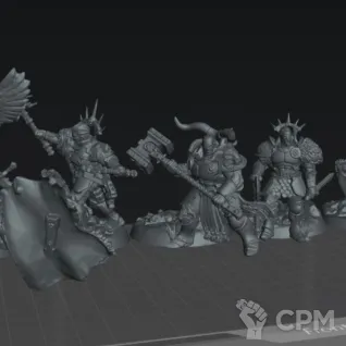Описание картинки TheBlacktalons от R.E.print по цене 1 000руб | Свободный Рынок Миниатюр - СРМ