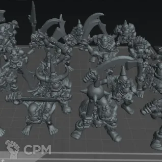Описание картинки Orcs Goblins от R.E.print по цене 990руб | Свободный Рынок Миниатюр - СРМ