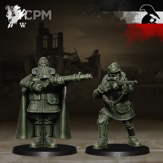 Описание картинки Germans - Snipers от Manufactorum76 по цене 320руб | Свободный Рынок Миниатюр - СРМ